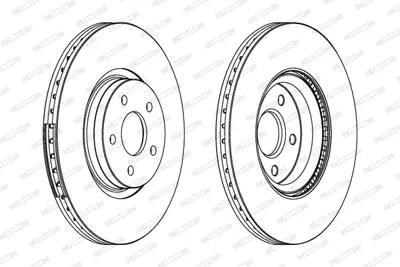 FERODO DDF1649 On Fren Dıskı Transıt Connect 12 /> Focus Iı Sw 05>11 Focus Iıı 2,0 Ecoboost 12>15 Kuga Dızel 12>14 31400938 CV611125GA