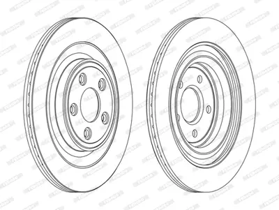 FERODO DDF1703C Fren Dıskı Jaguar C2D26352
