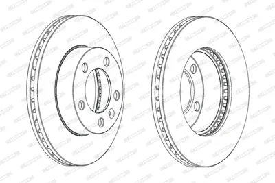 FERODO DDF1974C-1 On Fren Aynası (Dıskı) Master Iıı 2,3dcı 10> 4020600Q0G 8200688880 93197403