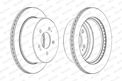 FERODO DDF2170C Fren Aynası 583294A450