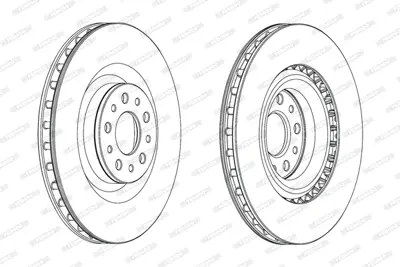 FERODO DDF2289C Fren Aynası 52067169 95515332