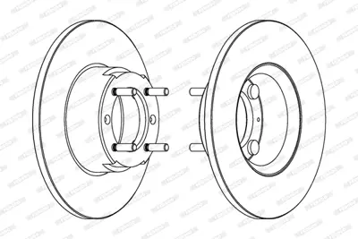FERODO DDF530 Fren Aynası 60516371