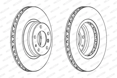 FERODO DDF624 Fren Dıskı On Bmw E38 94>01 34116757753