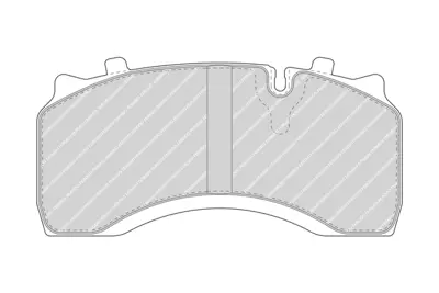 FERODO FCV1389 On / Arka Fren Balatası Daf Lf55 01> Renault Mıdlum 00> 1440504 5001855902