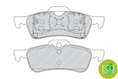 FERODO FDB1500 Arka Balata Mını R50 R53 R52 U.K 34211503077