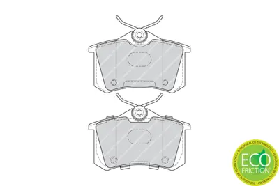 FERODO FDB4178 Fren Balatası 1J0698451C 1J0698451K