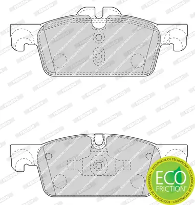 FERODO FDB4405 Fren Balatası Ön 1617284780 4254A6