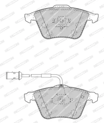 FERODO FDB4427 On Fren Balatası  Vectra C 02>08 02> 2.8 V6 / A4 04>08 A6 04> A8 03> / Exeo 09> / Focus Iı 05>11 St  30635328