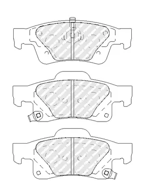 FERODO FDB4819 Fren Balatası Arka Jeep Grand Cherokee Iv (10> ) 68052387AA