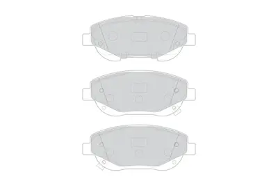 FERODO FDB4824 On Fren Balatası Avensıs 2.2 D4d 2009 2013 Verso 2.0 D4d 2010> 4465YZZED