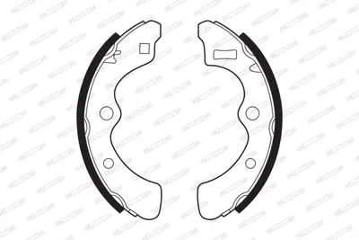 FERODO FSB163 Fren Balatası GBS1052 NA367