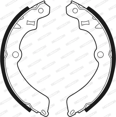 FERODO FSB316 Fren Balatası 96063777