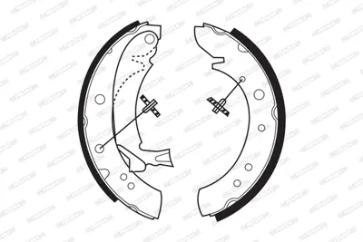 FERODO FSB513 Arka Fren Pabuclu Balata Boxer Jumper Ducato 1800kg Expert Iıı Jumpy Iıı Scudo Iıı 06> 4241N4 424221 9945884 SU001A1059
