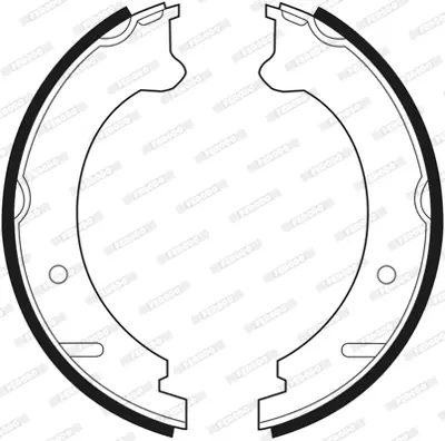 FERODO FSB522 Fren Balatası Pabuc 850, S70, V70 I 35168814