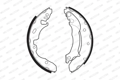 FERODO FSB537 Fren Balatası Pabuc Mondeo I,Iı 93BB2200CB