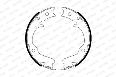 FERODO FSB673 El Fren Balatası Subaru Forester 97-08 Impreza 95-07 Legacy 89-> 26706AE050