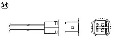 NGK 91075 Oza660-Ee57 Oksijen Sensörü 8946505020