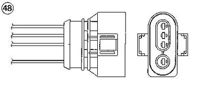 NGK 5748 Oksıjen Sensoru 78906265N