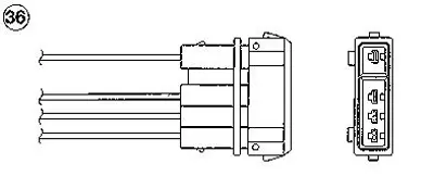 NGK 93069 1993 Oza527-E36 Oksijen Sensörü 37906265J 56041056