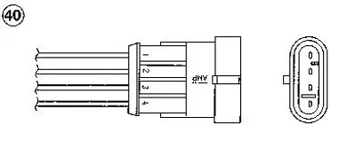 NGK 94547 Oksıjen Sensoru 55218148