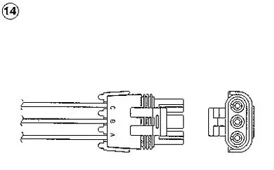 NGK 0123 Oksıjen Sensoru 7700862426