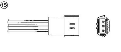 NGK 0177 Oza73-F1 Oksijen Sensörü B3C718861A