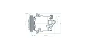WAGNER 22-12008G Klima Kompresörü Alfa Romeo Gıulıetta 