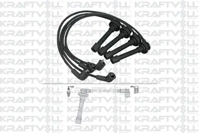 KRAFTVOLL 05070287 Bujı Kablosu Nıssan Prımera 1.6 16v 93-02 (Sılıkon Kablo) 