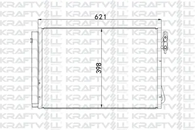 KRAFTVOLL 08060082 Klıma Radyatoru N43 N45 N46 N51 N52 N53 M3 E81 E82 E87 E88 E90 E91 E92 E93  X1 E84 E89 