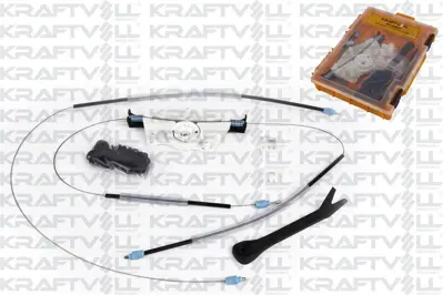 KRAFTVOLL 09120043 Cam Mekanızması Komple Sol On Krıkosu Kızaksız Saclı Plastık Ayaklı (Klıps - Aparatlı) Golf Iv Bora  