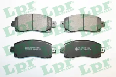 LPR 05P2119 Fren Balatası On Subaru Impreza 16-> Xv 17-> 26298FL000