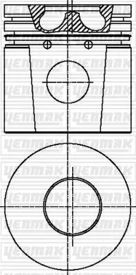 YENMAK 31-03554-000 Motor Piston Segman Std Land Rover 90.475mm ERR2410