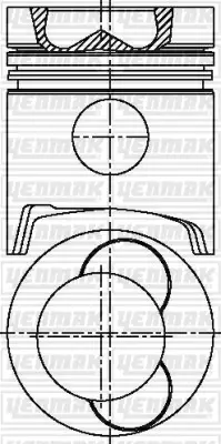 YENMAK 31-03663-000 Motor Piston Segman Std Mıtsubıshı 130mm 
