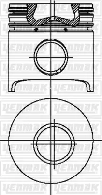YENMAK 31-03685-000 Motor Piston Segman Master-Ducato 93.00 Çap Std 5000297144 99443923