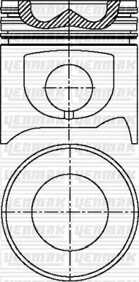 YENMAK 31-03688-000 Motor Piston Segman Std Ducato 2.5 Td-Master 5001833368 7303024