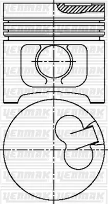 YENMAK 31-03807-000 Motor Piston Segman Std Astra-Vectra-Kadett 