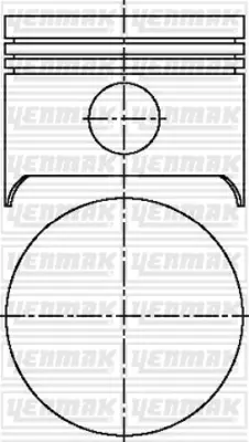 YENMAK 31-03875-000 Motor Piston Segman Std P304-P305 