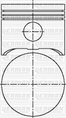 YENMAK 31-03881-000 Motor Piston Segman Std 504 L-504 Gr-Sr J7-J5-C25 