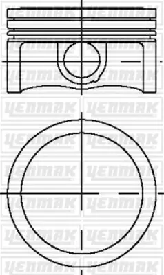 YENMAK 31-03912-000 X Motor Piston Segman Std Insıgnıa-Astra J 1.6i 16v180hp 09 A16let/ Z16lel/A16lel/Z16er/A16ler 7 