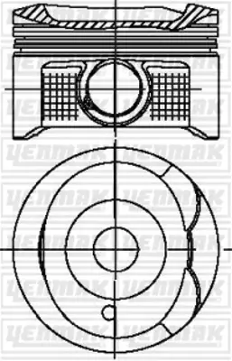 YENMAK 31-03988-000 Motor Piston Segman Std Toyota 79mm 