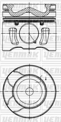 YENMAK 31-04194-000 Motor Piston Segman Std 308-407-3008-5008-C4-C5-Ds4-Ds5 09 85.00 9676627180