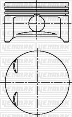YENMAK 31-04213-000 X Motor Piston Segman Std X1-2xe / Astra G-Corsa C-Agıla 9202719