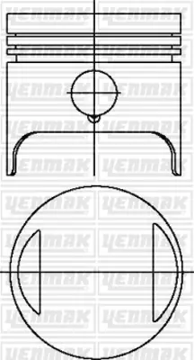YENMAK 31-04270-000 Motor Piston Segman Std 132 C 2.000 5880750