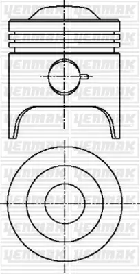 YENMAK 31-04275-000 Motor Piston Segman Std 131 Bc 74.0 5881054
