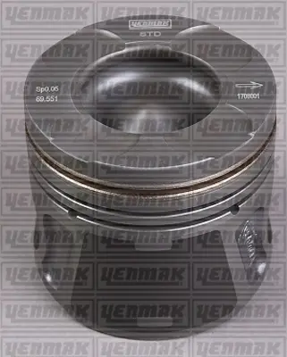 YENMAK 31-04289-000 Motor Piston Segman Doblo-Fiorino- Lınea-Grande Punto-Astra 1.3 Cdtı 16v Std Euro5 69.60 Mm 71738447 93192658