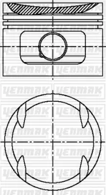 YENMAK 31-04601-000 Motor Piston Segman Std 325i 11251722497