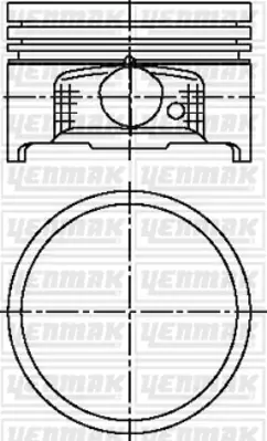 YENMAK 31-04927-000 Motor Piston Segman Tu1jp 72.00 Std 