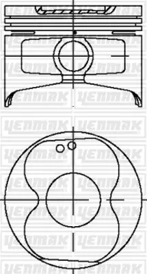 YENMAK 39-03978-000 Motor Pıston Segman Std (Npr Segmanlı) Corolla 1,6 Karbüratörlü 4af Motor 1988-1996 81 Mm 