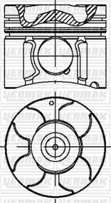 YENMAK 39-04233-000 Motor Piston Segman Std Opel 97744837