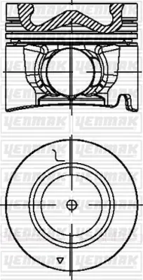 YENMAK 39-04583-000 Pıston Segman Std D-Max Euro4 4jj1 07-11 898028031.0 